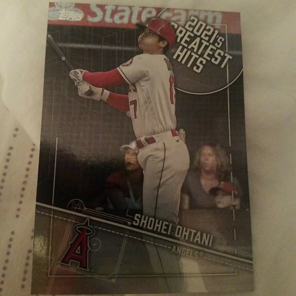 2022 Topps Series 1 SHOHEI OHTANI 2021’s Greatest Hits Foil Card Angels
